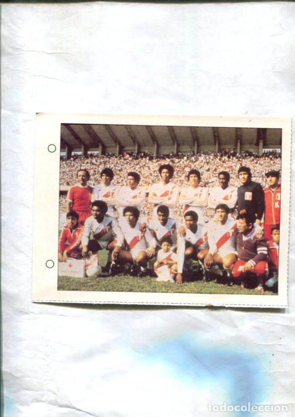 Coleccionismo deportivo: Estrellas del Mundial 82 numero 105: Seleccion de Peru - Varios