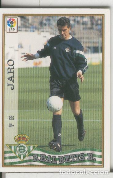 Coleccionismo deportivo: Cromos: Las Fichas de la liga 97-98: Real Betis numero 069: Jaro - Varios