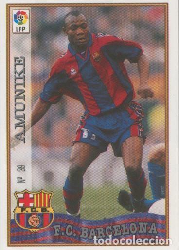 Colecionismo desportivo: Cromo Liga 97/98: F.C.Barcelona numero 039: Amunike - Varios