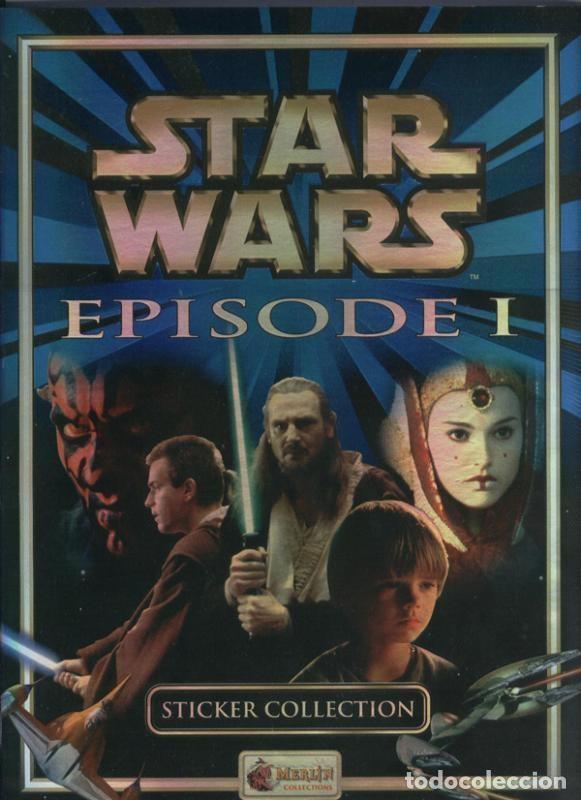 Coleccionismo deportivo: Album de Cromos: Star Wars Episode I, faltam 37 cromos - Varios