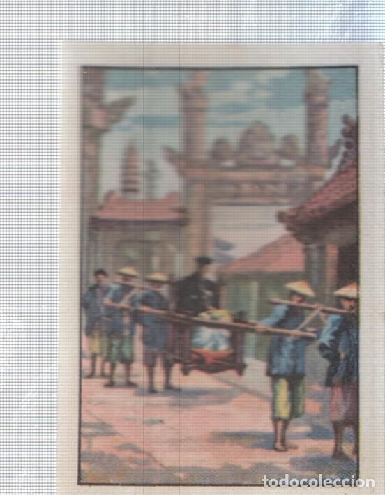 Colecionismo desportivo: Cromo Nestle numerado 124: Indigena tibetano