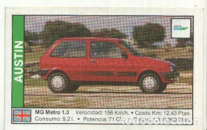 Coleccionismo deportivo: CROMO numero 018: Austin MG Metro 1.3 - Varios