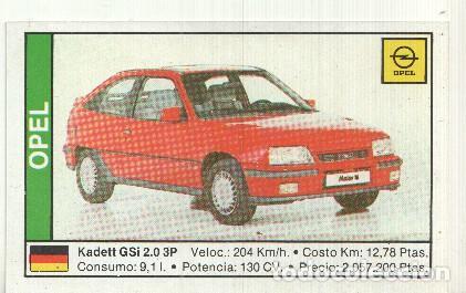 Colecionismo desportivo: CROMO numero 118: OPEL KADETT GSi 2.0 3P - Varios