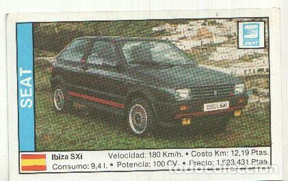 Colecionismo desportivo: CROMO numero 157: SEAT IBIZA SXi - Varios