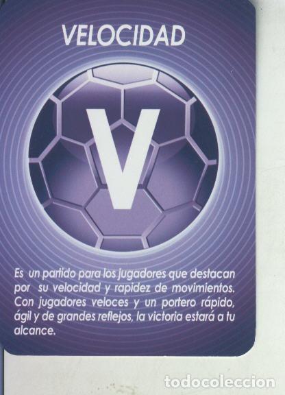 Colecionismo desportivo: Cromo: Derby Total 2004-2005: Carta de Inicio: Velocidad - V - - Varios