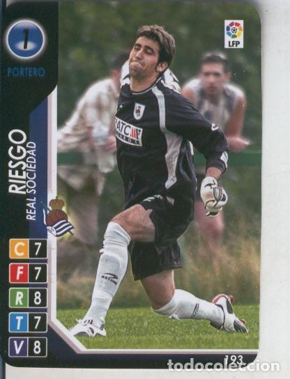 Colecionismo desportivo: Cromo: Derby Total 2004-2005: Real Sociedad numero 01: Riesgo - Varios