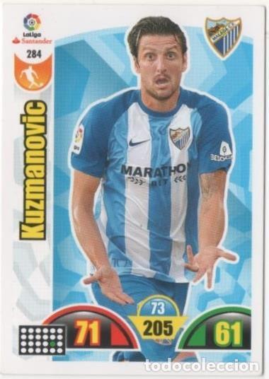 Sports collectibles: Cromo E00784: Album 2-Trading Car Game 2017-18, Kuzmanovic: M&aacute;laga C.F. Medio - LFP
