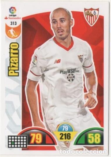 Sports collectibles: Cromo E00802: Album 2-Trading Car Game 2017-18, Pizarro: Sevilla F.C. Medio - LFP