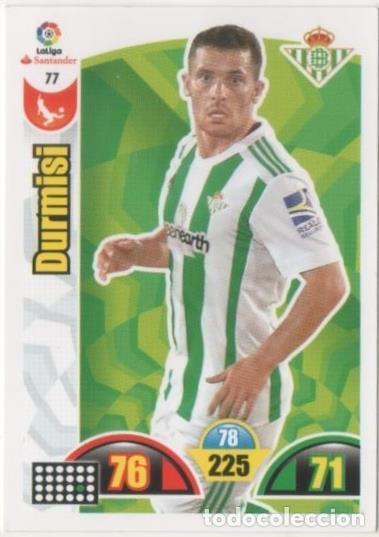 Coleccionismo deportivo: Cromo E00636: Album 2-Trading Car Game 2017-18, Durmisi: Real Betis Balonpie. Defensa - LFP