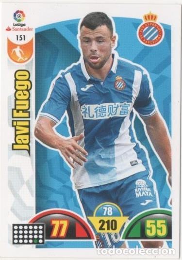 Collezionismo sportivo: Cromo E00694: Album 2-Trading Car Game 2017-18, Javi Fuego: R.C.D. Espa&ntilde;ol. Medio - LFP