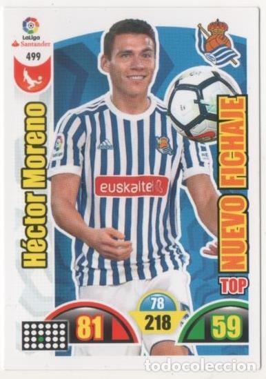 Collectionnisme sportif: Cromo E00939: Album 2-Trading Car Game 2017-18, H&eacute;ctor Moreno: Real Sociedad. Defensa - LFP