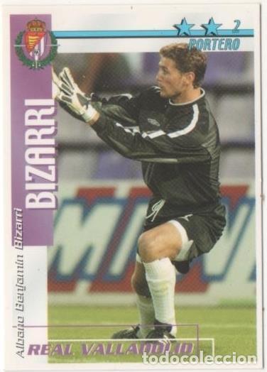 Coleccionismo deportivo: Cromo E00177: Fichas de la Liga 2003, Bizarri: Real Valladolid. Portero - LFP