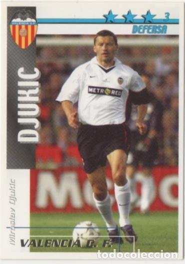 Coleccionismo deportivo: Cromo E00162: Fichas de la Liga 2003, Djuklc: Valencia F. C. Defensa - LFP