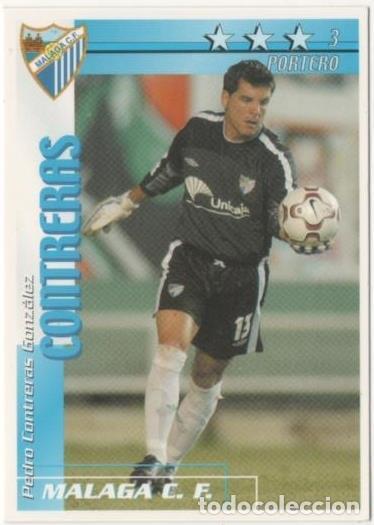 Collectionnisme sportif: Cromo E00249: Fichas de la Liga 2003, Contreras: Malaga C.F. Portero - LFP
