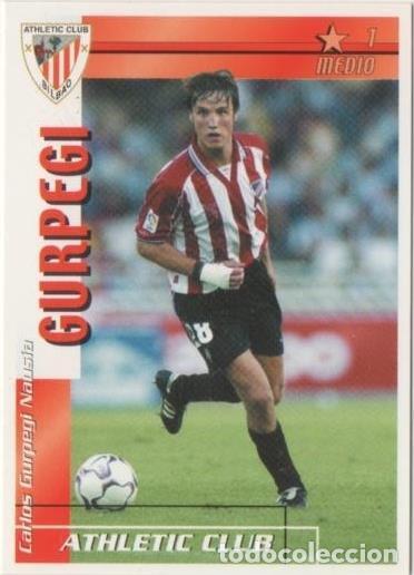 Colecionismo desportivo: Cromo E00052: Fichas de la Liga 2003, Gurpegi: Atletic Club Bilbao. Medio - LFP