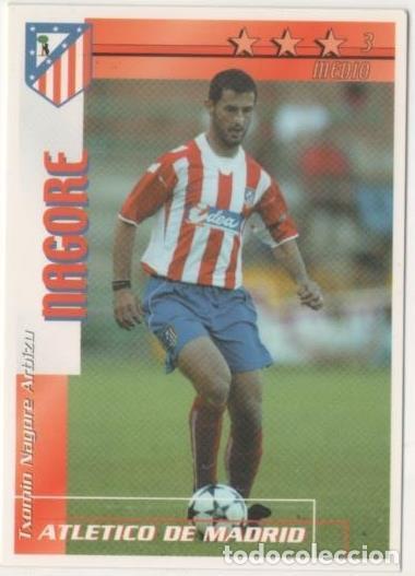 Collectionnisme sportif: Cromo E00111: Fichas de la Liga 2003, Nagore: Atletico de Madrid. Medio - LFP