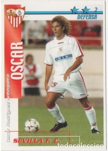 Collectionnisme sportif: Cromo E00137: Fichas de la Liga 2003, Oscar: Sevilla F.C. Defensa - LFP