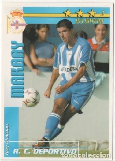 Collectionnisme sportif: Cromo E00082: Fichas de la Liga 2003, Makaay: R.C.D. La Coru&ntilde;a. Delantero - LFP