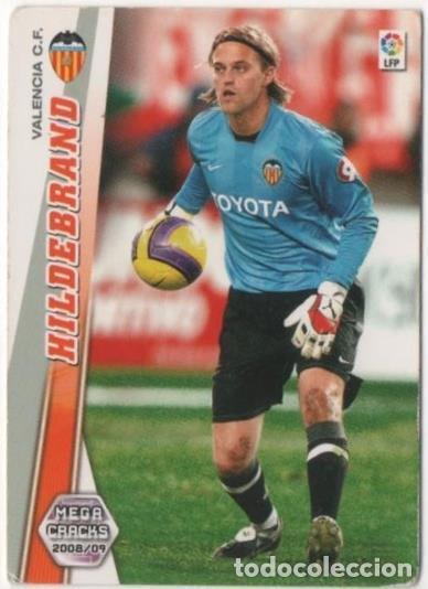 Sports collectibles: Cromo E00542: Album 2- Mega Cracks 2008-09, Hildebrand: Valencia C.F. Portero - LFP