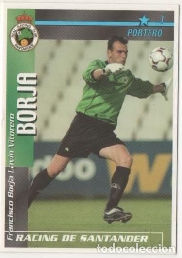 Collectionnisme sportif: Cromo E00291: Fichas de la Liga 2003, Borja: Racing de Santander. Portero - LFP