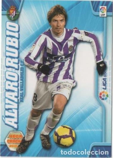 Collectionnisme sportif: Cromo E00405: Mega Cracks 2010-11, &Aacute;lvaro Rubio: R. Valladolid C.F. Medio - LFP