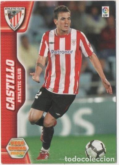Colecionismo desportivo: Cromo E00373: Mega Cracks 2010-11, Castillo: At. C. Bilbao. Defensa - LFP