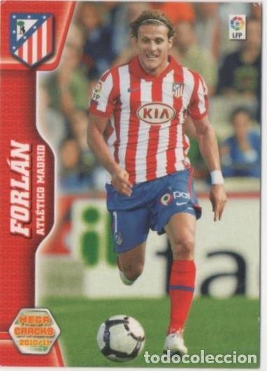 Colecionismo desportivo: Cromo E00379: Mega Cracks 2010-11, Forl&aacute;n: At. Madrid. Delantero - LFP