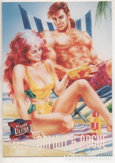 Colecionismo desportivo: Cromo E001268: Trading Cards '95 Fleer Ultra n&ordm; 142. X-Men, Spring Break-Gambit & Rogue - Luis Royo