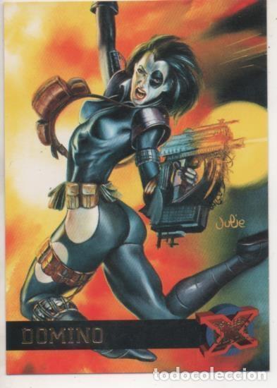Collezionismo sportivo: Cromo E001160: Trading Cards '95 Fleer Ultra n&ordm; 17. X-Men, Domino - Julie Bell