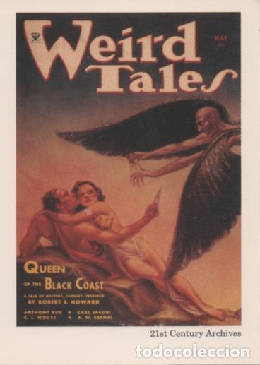 Sports collectibles: Cromo E002015: Trading Cards. Weird Tales n&ordm; 15, Qyueen of the Black Coast - Margaret Brundage