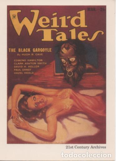 Sports collectibles: Cromo E002013: Trading Cards. Weird Tales n&ordm; 13. The Black Gargole - Margaret Brundage
