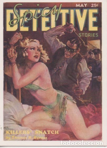Sports collectibles: Cromo E001930: Cards. Bizarre Detective n&ordm; 23, Spicy Detective Stories - Thomas H. Byrnes