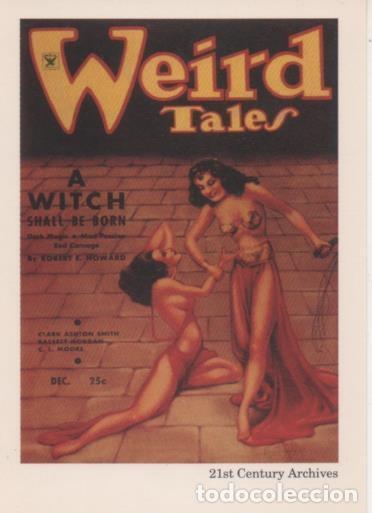 Collectionnisme sportif: Cromo E002022: Trading Cards. Weird Tales n&ordm; 22, A Witch - Margaret Brundage