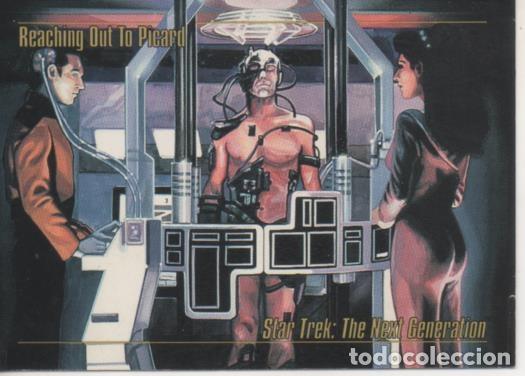 Colecionismo desportivo: Cromo E002124: Trading Cards. Star Trek: The Next Generation n&ordm; 44. Reaching Out to Picard - Steve G