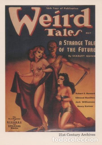 Colecionismo desportivo: Cromo E002051: Trading Cards. Weird Tales n&ordm; 51, A Strange Tale of the Future - Margaret Brundage