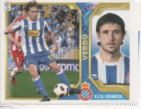 Coleccionismo deportivo: Cromo E001833: Trading Cards. Liga 2011-12, Verd&uacute;. R.C.D. Espanyol - NULL
