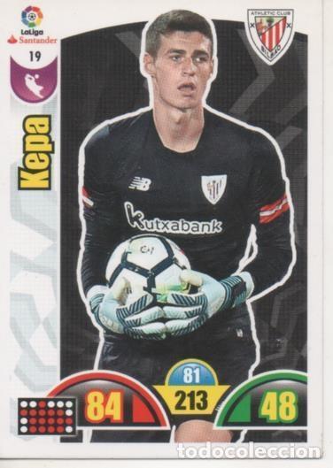 Collezionismo sportivo: Cromo E002857: Trade Card Game Adrenalyn. Liga 2017-18, Kepa. A.C. de Bilbao - LFP