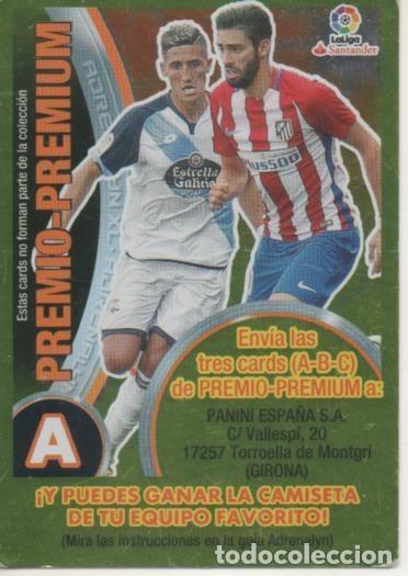 Collezionismo sportivo: Cromo E002849: Trade Card Game Adrenalyn. Liga 2016-17, Premio-Premium. A - LFP