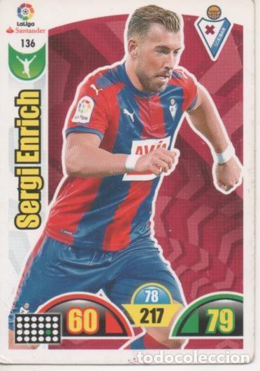 Collezionismo sportivo: Cromo E002896: Trade Card Game Adrenalyn. Liga 2017-18, Sergi Enrich. S.D. Eibar - LFP