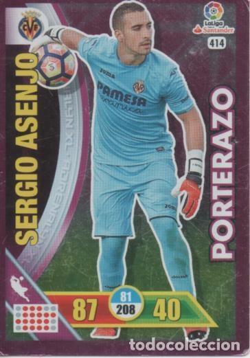 Coleccionismo deportivo: Cromo E002792: Trade Card Game Adrenalyn. Liga 2016-17, Porterazo. Sergio Asenjo. Villareal.C.F. - L