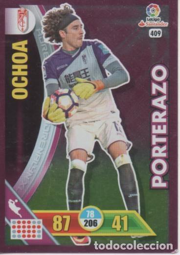 Coleccionismo deportivo: Cromo E002787: Trade Card Game Adrenalyn. Liga 2016-17, Porterazo. Ochoa. Granada. C.F. - LFP