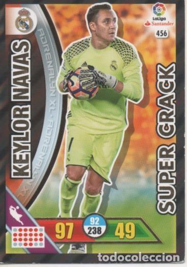 Coleccionismo deportivo: Cromo E002819: Trade Card Game Adrenalyn. Liga 2016-17, Super Crack. Keylor Navas. Real Madrid - LFP
