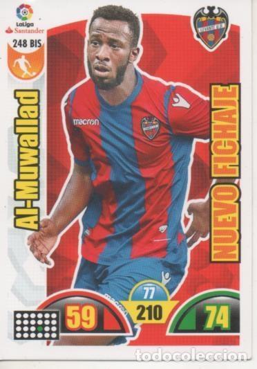 Colecionismo desportivo: Cromo E002927: Trade Card Game Adrenalyn. Liga 2017-18, Al-Muwallad. Levante U.D. - LFP