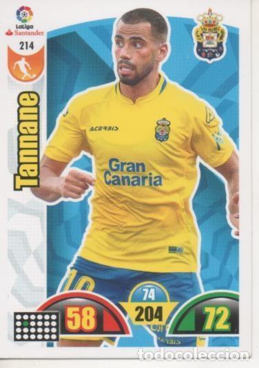 Colecionismo desportivo: Cromo E002918: Trade Card Game Adrenalyn. Liga 2017-18, Tannane. U.D. Las Palmas - LFP