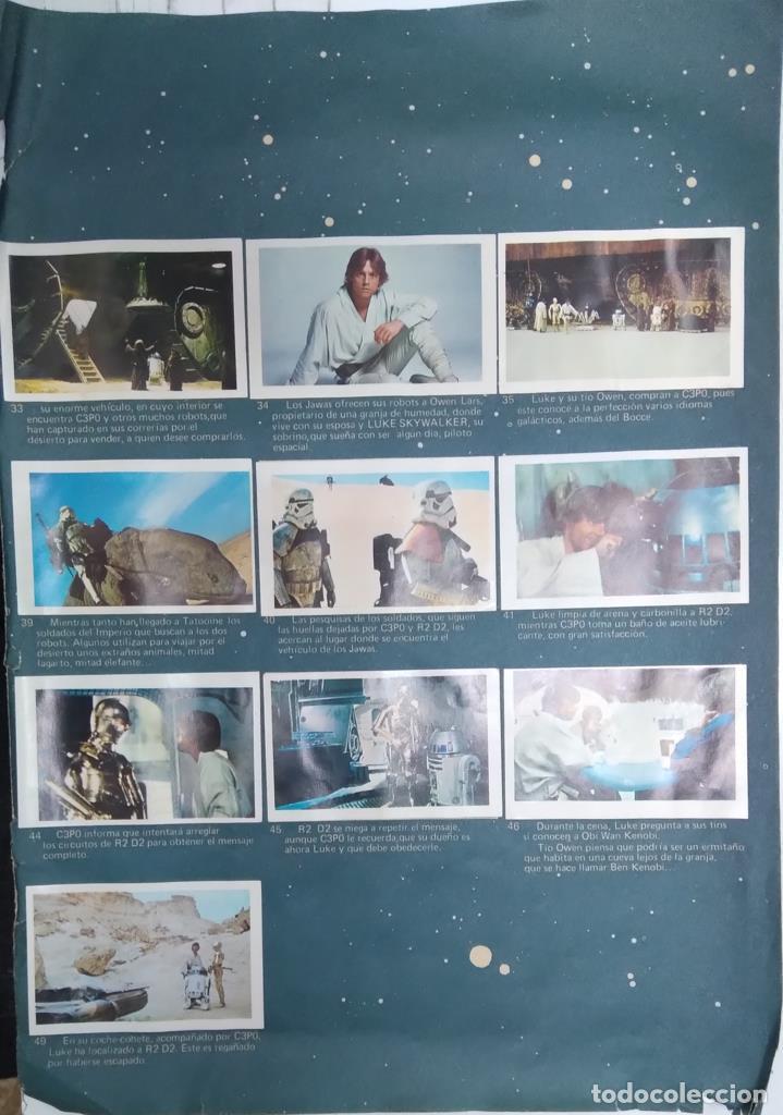 Collezionismo sportivo: Pagina Album cromos: La guerra de las galaxias - cromos pagina 3 - Varios