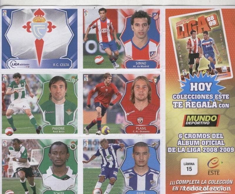 Colecionismo desportivo: Liga 2008-2009: lamina 15 - Varios