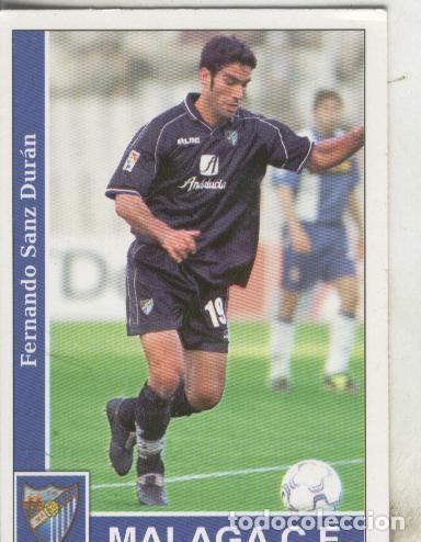 Colecionismo desportivo: Cromos: Liga 2002: Malaga: Fernando Sanz - Varios
