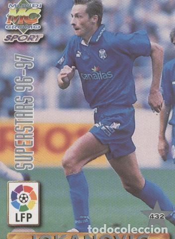 Colecionismo desportivo: Cromos: Liga 1996/1997: Superstars: Juanele y Jokanovic - Varios