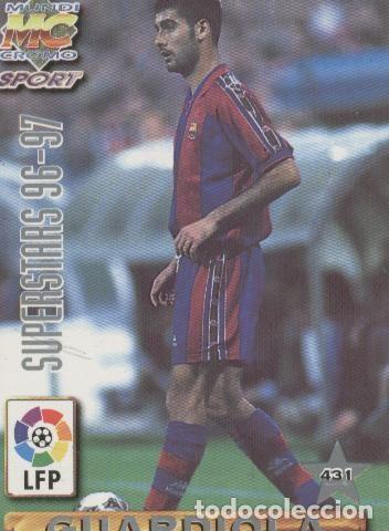 Collectionnisme sportif: Cromos: Liga 1996/1997: Superstars: De la Pe&ntilde;a y Guardiola - Varios