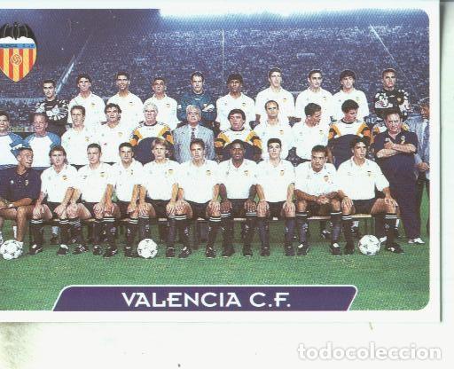 Coleccionismo deportivo: Cromos: Las fichas de la liga 95/96-Valencia: Valencia C.F. (plantilla) - Varios